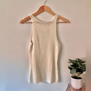 Women’s cream tank top